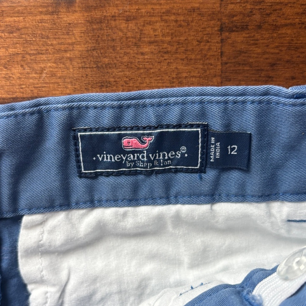 Vineyard Vines Blue Embroidered Chinos - Picture 2 of 4